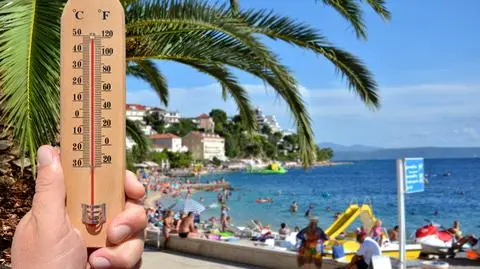 Chorwacja: za dnia prawie 40, nocą co najmniej 30 st. C. Adriatyk jak zupa