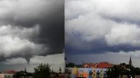 Trąba powietrzna i grad. Ulew ciąg dalszy