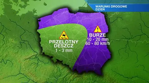 We wtorek zagrzmi w wielu regionach Polski
