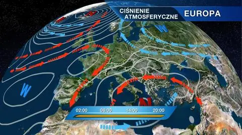 Ciśnienie atmosferyczne w Europie
