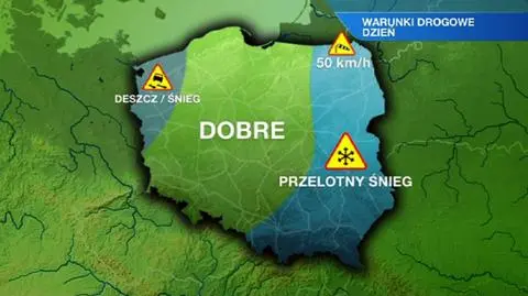 Na drogach wschodu będzie ślisko
