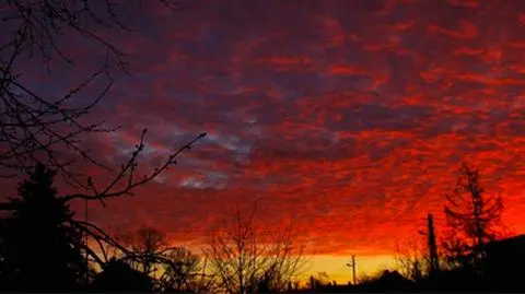 Malowniczy wschód słońca