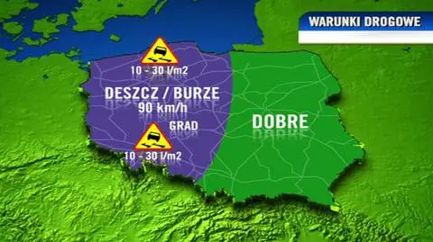 W sobotę pogoda podzieli Polskę na pół