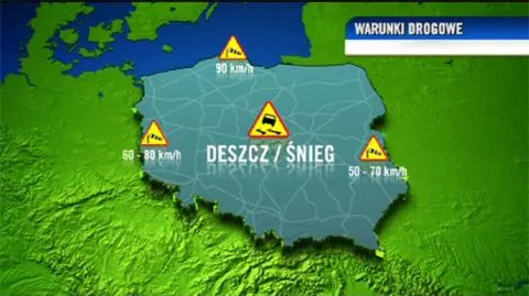 Warunki drogowe w ciągu dnia - utrudnione