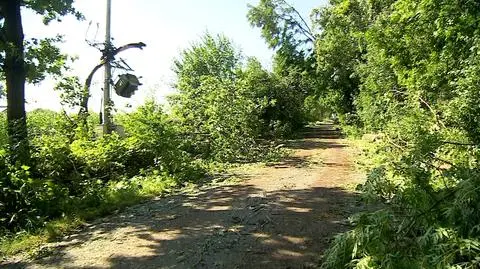 Zniszczenia na Dolnym Śląsku