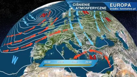 Ciśnienie atmosferyczne nad Europą