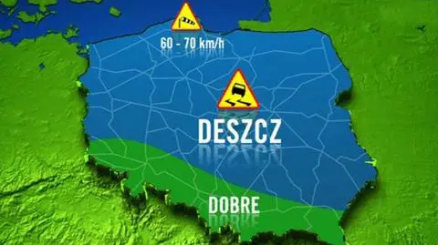 W jeździe przeszkadzać będzie głównie deszcz i wiatr