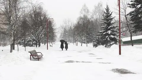 W zachodniej Polsce popada śnieg i deszcz ze śniegiem