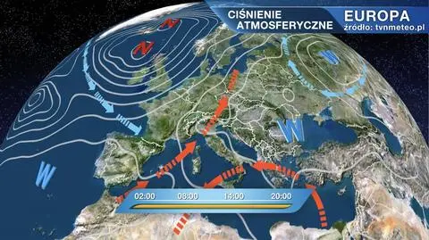 Ciśnienie atmosferyczne w Europie