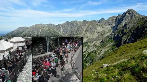 Godzina czekania w kolejce na szczyt