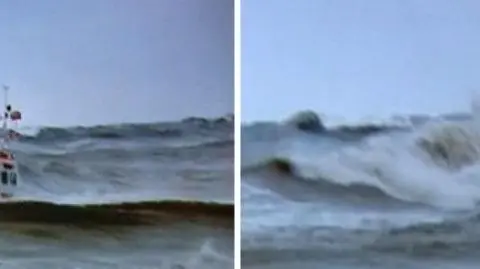 "Głupota" kitesurfera, statek do góry dnem