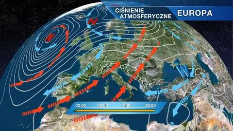Sytuacja baryczna nad Europą
