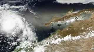 Huragan Calvin nad Zatoką Meksykańską