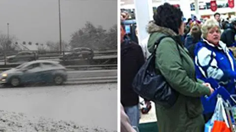 Brak chleba, zamknięte szkoły i autostrady. "Można wyczuć panikę"