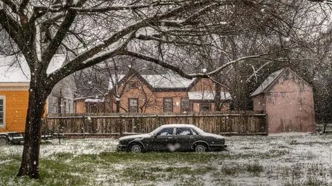 W weekend poprószy śnieg