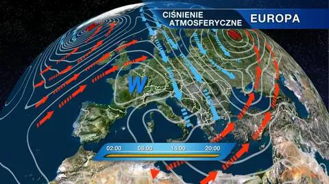 Ciśnienie atmosferyczne w Europie