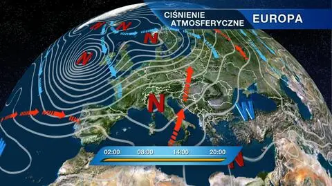 Ciśnienie atmosferyczne w Europie