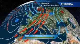 Sytuacja nad Europą
