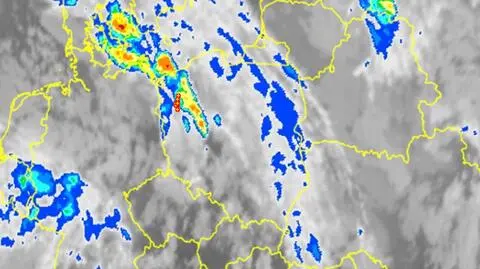 Burze nad Polską o godz. 21.15