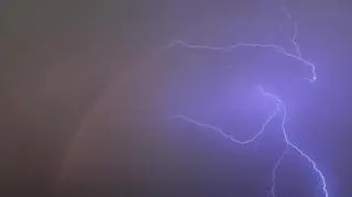 Niezwykły widok podczas burzy