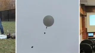 Balon wyleciał o 12.00