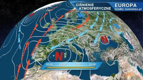 Ciśnienie atmosferyczne nad Europą