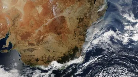 Pożary w Australii widać na zdjęciach satelitarnych 