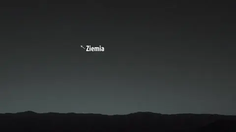 Zdjęcie Ziemi z powierzchni Marsa