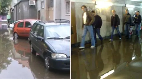 Z pociągu prosto do wody. Miasta przegrały z ulewą