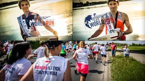 Wings for Life World Run w Polsce wygrała Agnieszka Janasiak i Tomasz Walerowicz