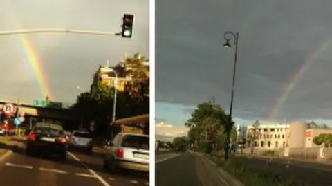 Tęcza zrekompensowała brzydką pogodę