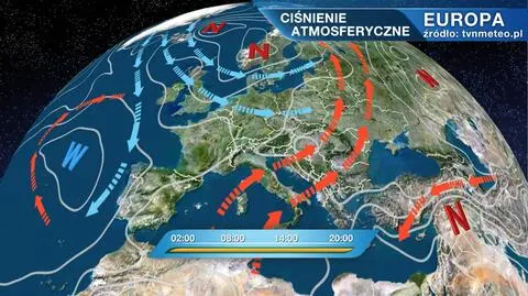 Ciśnienie atmosferyczne w Europie