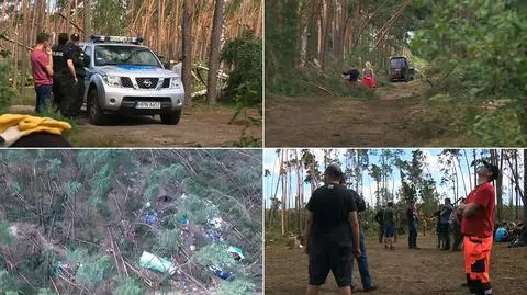 Trwa sprzątanie na miejscu obozu harcerskiego w Suszku
