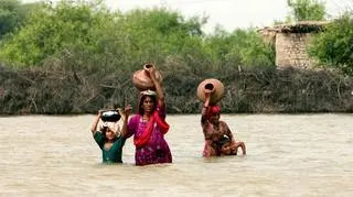 Zalana jest przede wszystkim prowincja Sindh