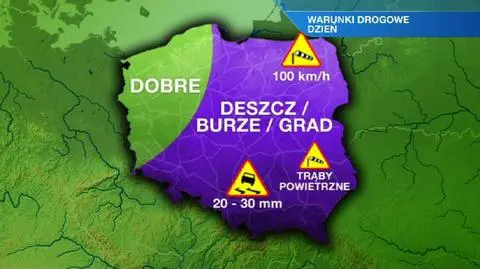 W większości kraju warunki na drogach będą trudne