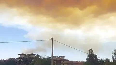 Pożar w pobliżu tureckiego kurortu. Relacja Reportera 24