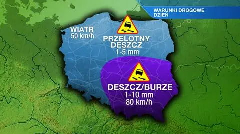 Pogoda nie będzie dziś sprzyjać zmotoryzowanym