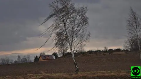 Silny wiatr uspokoi się dopiero w połowie tygodnia