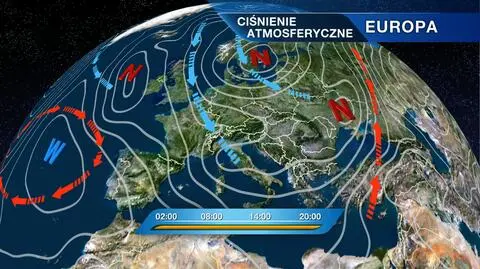 Ciśnienie atmosferyczne nad Europą