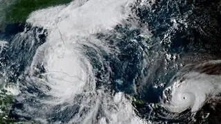 Zdjęcie satelitarne huraganu Irma