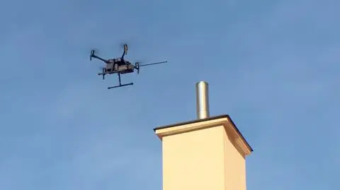 Walczą ze smogiem z powietrza. Dron sprawdza, czym palą mieszkańcy