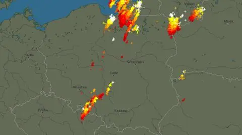 Burze nad Polską (blitzortung.com)