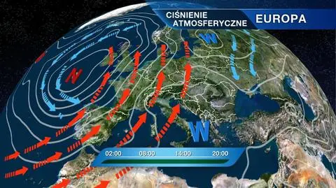 Sytuacja baryczna nad Europą
