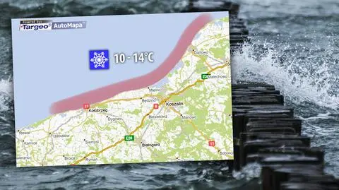 Zakazy kąpieli w Bałtyku. Woda jest lodowata
