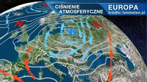 Ciśnienie atmosferyczne nad Europą