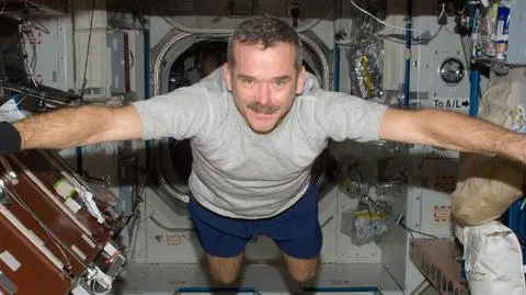 Chris Hadfield na pokładzie ISS