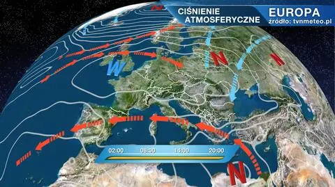Napływa ciepłe i wilgotne powietrze
