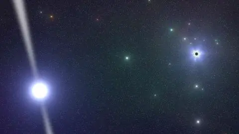 Wyobrażenie artystyczne pulsara
