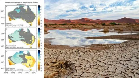 Globalne ocieplenie wysusza Australię