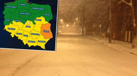 Ostrzeżenia w wielu regionach. Opady śniegu i lodowica na drogach